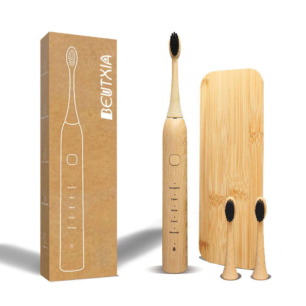 Eco Friendly Bamboo Electric Toothbrush