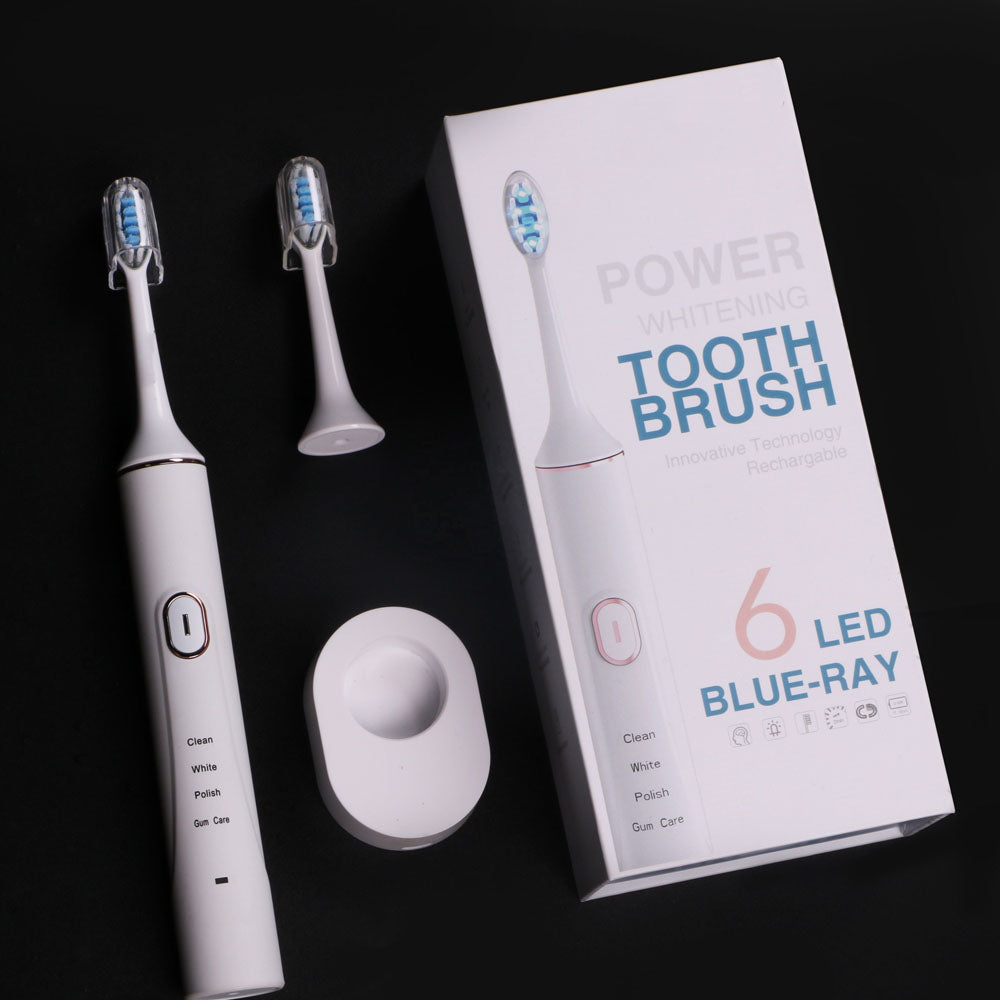 Wireless Charging Whitening Blue LED Electric Toothbrush