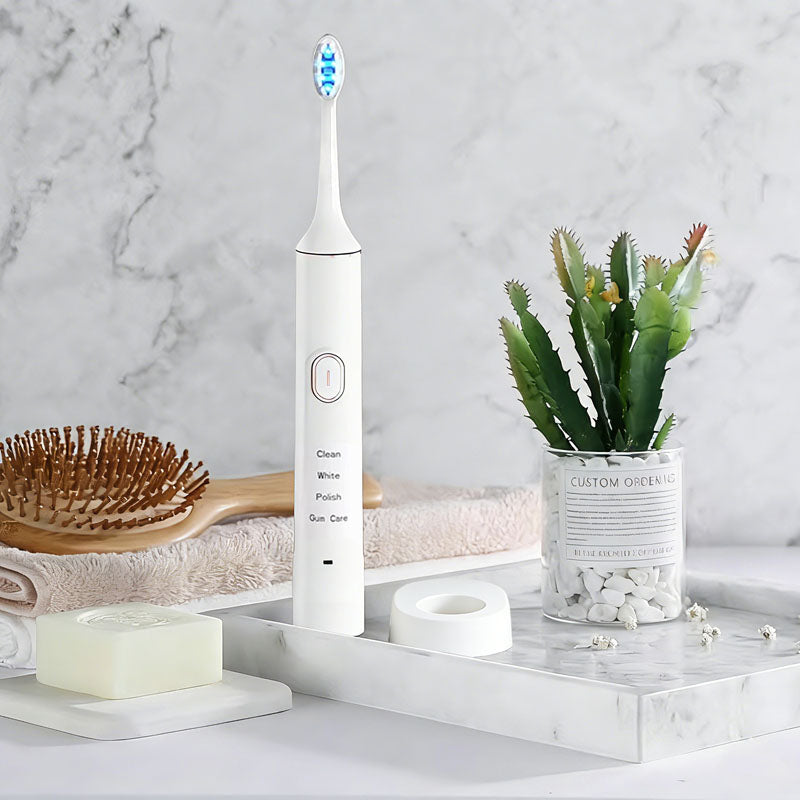 Wireless Charging Whitening Blue LED Electric Toothbrush