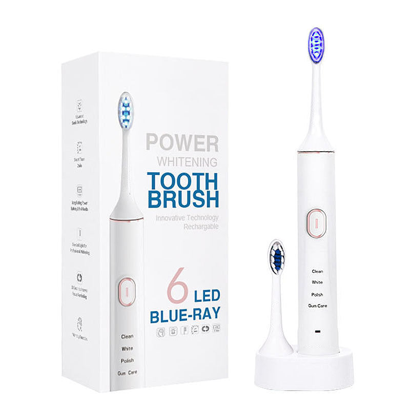 Wireless Charging Whitening Blue LED Electric Toothbrush