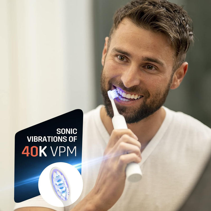 Wireless Charging Whitening Blue LED Electric Toothbrush